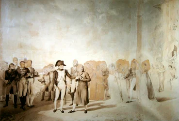 Napoleon besucht die Fabrik in Jouy-en-Josas, 20. Juni 1806